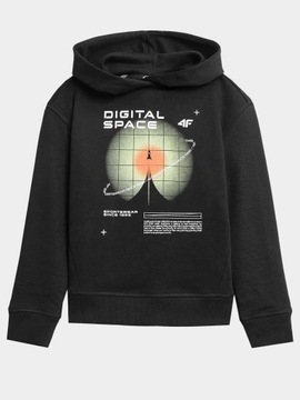 BLUZA CHŁOPIĘCA 4F DRESOWA Z KAPTUREM AW23M632