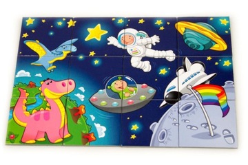 Układanka magnetyczna MAGNES KOSMOS PUZZLE