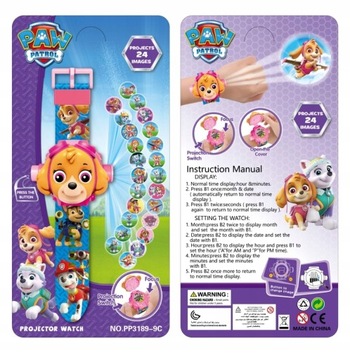3D-ЧАСЫ С ПРОЕКТОРОМ PAW PATROL SKYE PROJECTOR