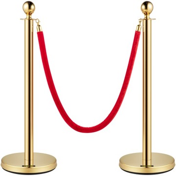 Железнодорожный барьер VEVOR VIP 4 стойки + 2 троса