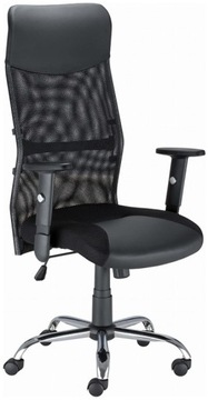 HIT R ЧЕРНЫЙ письменный стул с сеткой Nowy Styl