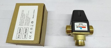 ЛАТУННЫЙ ТЕРМОСТАТИЧЕСКИЙ СМЕСИТЕЛЬНЫЙ КЛАПАН, ТРЕХХОДОВОЙ DN20 G3/4'' ПРОЧНЫЙ