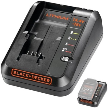 BLACK DECKER Szybka ładowarka do akumulatorów Li-Ion 10,8-18V BDC1A