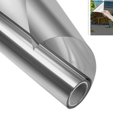 ВНУТРЕННЯЯ СОЛНЕЧНАЯ ОКОННАЯ ФОЛЬГА ДЛЯ ЗЕРКАЛА ОКОННОГО СТЕКЛА 200*90 СМ