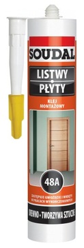 SOUDAL 48A KLEJ MONTAŻOWY PŁYNNY GWÓŹDŹ 280 ml