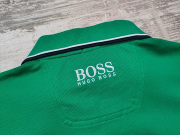 HUGO BOSS PADDY PRO POLO KOSZULKA MĘSKA ORYGINAŁ ZIELONA r. S