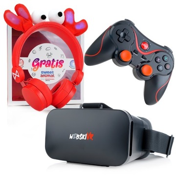 WIRTUALNA RZECZYWISTOŚĆ GOGLE 3D OKULARY VR PILOT