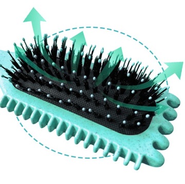 SZCZOTKA DO WŁOSÓW KRĘCONYCH DEFINIUJĄCA LOKI ZWIĘKSZAJĄCA OBJĘTOŚĆ SzW15z