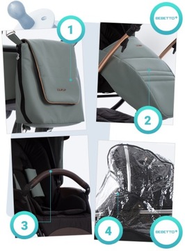 КОЛЯСКА BEBETTO 3IN1 TORINO PRO 01 И MAXI-COSI CITI