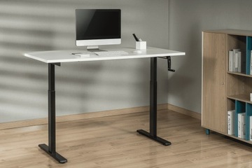 Каркас стола с РУЧНОЙ регулировкой высоты 70-118 Spacetronik черный