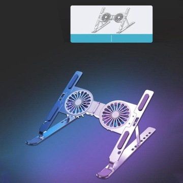 2x охлаждающая подставка для ноутбука 7, регулируемая