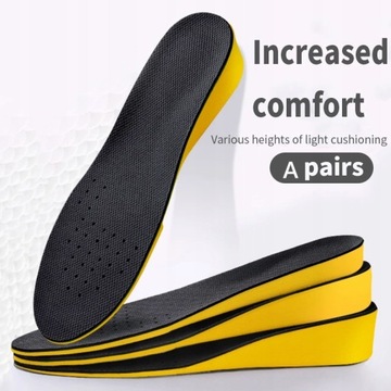 1.5-3.5cm Invisiable Height Increase Insoles