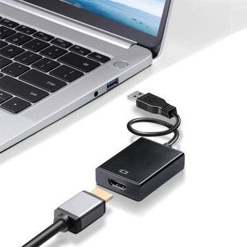 АДАПТЕР-ПРЕОБРАЗОВАТЕЛЬ USB-HDMI КОНВЕРТЕР FULL HD