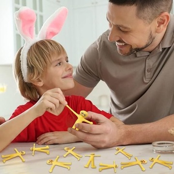 ИГРУШКА-АНТИСТРЕСС, РАСТЯЖАЕМЫЙ ЧЕЛОВЕК, ЭМОЦИИ, СЕНСОРНАЯ СЛАША, 4 шт.