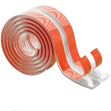 Края стола защищены скотчем. Бесцветная защита кромок мебели, полоса 3 м.