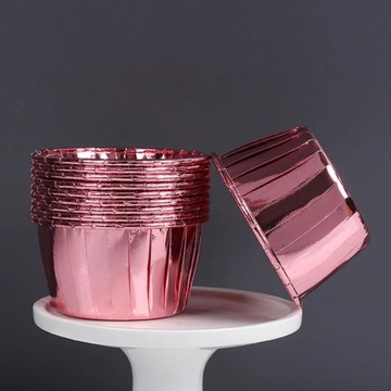 БУМАЖНЫЕ СТАКАНКИ, PINK CUP, 20 шт, ДЛЯ КЕКСОВ, МАФФИНЫ, ЧАШКИ 492