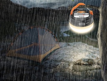 ТУРИСТИЧЕСКИЙ КЕМПИНГОВЫЙ ФОНАРЬ LED POWERBANK ВОДОНЕПРОНИЦАЕМЫЙ МАГНИТ 1800 мАч