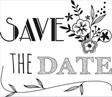 Штамп Напис "Save the Date"