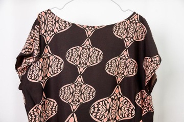 Dorothy Perkins bluzka szyfonowa tunika 44 XXL 16 print