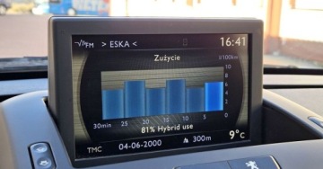 Peugeot 3008 I Crossover 2.0 Hybrid4 200KM 2012 Peugeot 3008 2.0 Hdi 200KM Hybrid4 Automat Xenon Led Skóra El Grzane Fotele, zdjęcie 11