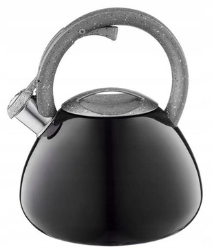 Czajnik z GWIZDKIEM 3L AMBITION Jasper BLACK