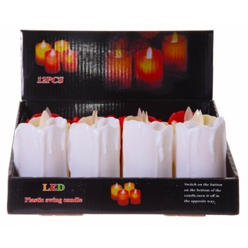 СВЕЧА LED 9см, ПЛАМЯ КАК НАСТОЯЩЕЕ