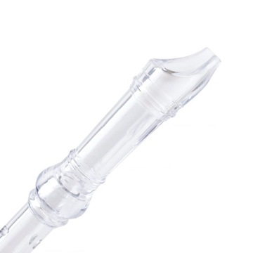 ABS Professional, блокфлейта для сопрано в немецком стиле, 8 отверстий, длина G, прозрачная