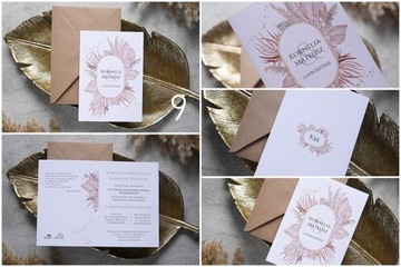 Приглашения на свадьбу в конверте, набор из 5 штук, в конверте для свадебных приглашений