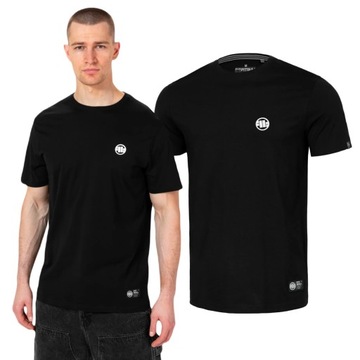 Koszulka Pit Bull Middle Weight 170 Basic Small Logo '24 Czarna M