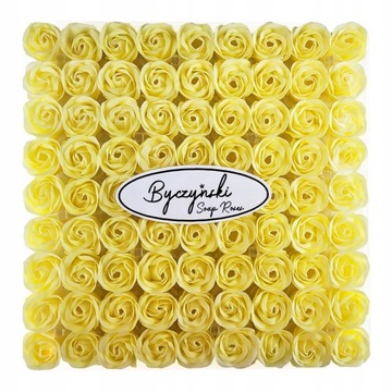 RÓŻE MYDLANE MYDŁO KWIATY FLOWER BOX RÓŻA PREZENT