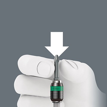 ZESTAW BITÓW BIT-SAFE + WKRĘTAK 1/4'' 61EL WERA