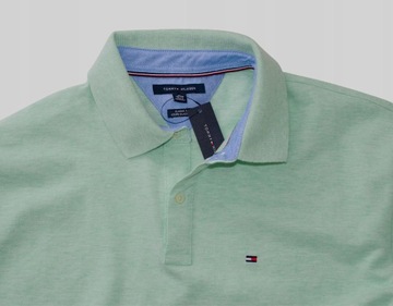 TOMMY HILFIGER ZIELONA MESKA KOSZULKA POLO XL/XXL