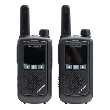 2x WALKIE TALKIE KRÓTKOFALÓWKA RADIO BAOFENG T17 USB DUŻY ZASIĘG