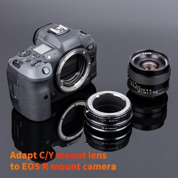 Адаптер Contax Yashica C/Y на Canon EOS EF-R R RF RP R3 R5 R8 R8 R50 K & F