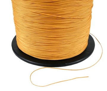 SZNUREK DO PLISY ROLET PLISOWANYCH ŻALUZJI MOCNY POMARAŃCZ 0,8mm - 100mb