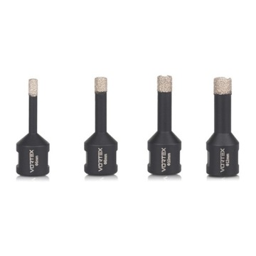 OTWORNICA DIAMENTOWA KORONKI DO GRESU ZESTAW WIERTEŁ DO GLAZURY 13 SZT. M14