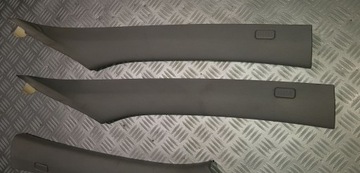 BMW E60 E61 OSŁONA POSZYCIE NAKŁADKA SŁUPKA PRAWA PRZÓD SZARA SUPER 7027086
