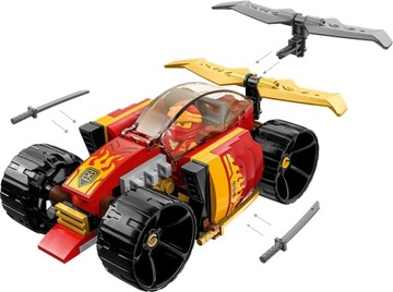 LEGO Ninjago Kaia EVO 71780 Гоночная машина ниндзя + сумка Lego