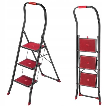 Лестница складывающейся лестницы 3 градуса дома -Стальная сталь 150 кг