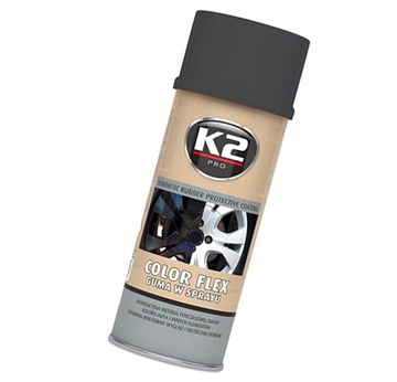 K2 РЕЗИНОВЫЙ МАТ ЧЕРНЫЙ ЦВЕТ FLEX 400 МЛ