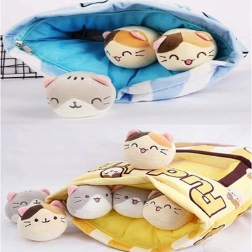 ПОДУШКА-ПУДИНГ С КОТЯНАМИ-ТАЛИСНАМИ ДЛЯ ОБНИМАНИЙ РАЗЛИЧНЫЕ УЗОРЫ