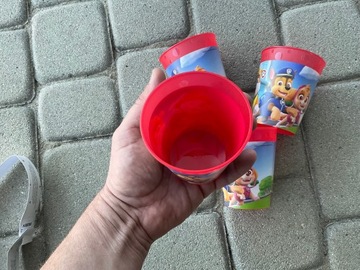 КРУЖКИ набор 4 шт. ДЕТСКИЕ PAW PATROL ПЛАСТИКОВЫЕ 250мл OLDMAN возраст 4+