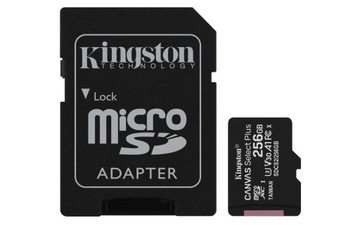 KINGSTON CANVAS micro SDXC 256GB ADAPTER SD 100MB