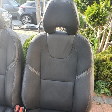 VOLVO V40 II СИДЕНЬЯ СИДЕНЬЯ ДВЕРИ ОБИВКА БЕКОНОВЫЙ ВЕЛОР ISOFIX