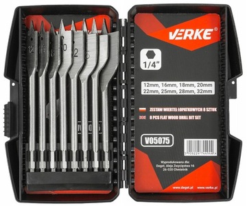 СВЕРЛА ПО ДЕРЕВУ С ПЛОСКИМ ПОЛОЖЕНИЕМ 12-32 НАБОР СВЕРЛ С ШЕСТИГРАННЫМ ПОЛОЖЕНИЕМ