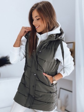 Стеганый женский жилет. С