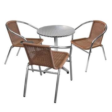 Барный стол Алюминиевый круглый стол для бистро на открытом воздухе, регулируемый 70-110см