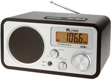 Radio FM w drewnianej obudowie Eltra Kormoran MP3 USB SIECIOWE