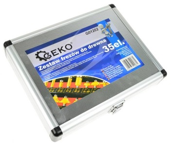 Zestaw frezów do drewna 35el.GEKO G01202