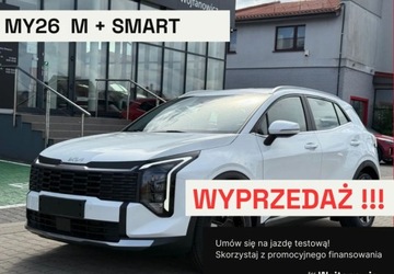 Kia Sportage V 2025 Kia Sportage MY2026 NOWY M pakiet SMART w kolorze DELUXE WHITE 1.6 150KM